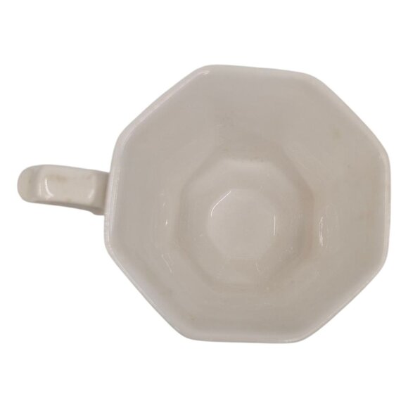 Nikko Christmastime 8 Pc Set 4 Cups 4 Saucers Octagon Christmas Tree JAPAN - Picture 13 of 13